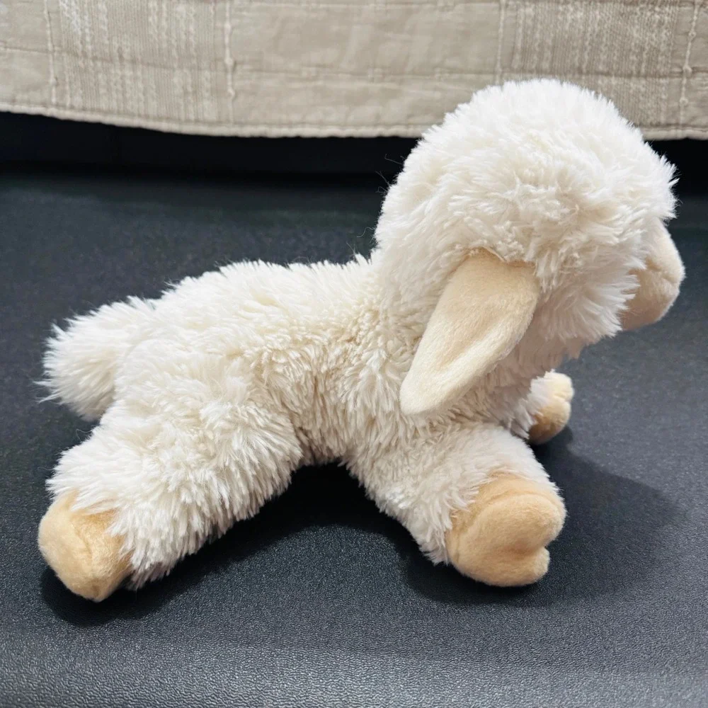 Douglas Cuddle Toys Lamb Sheep‎ Plush Cream White Stuffed Animal 10.5 Inch Long